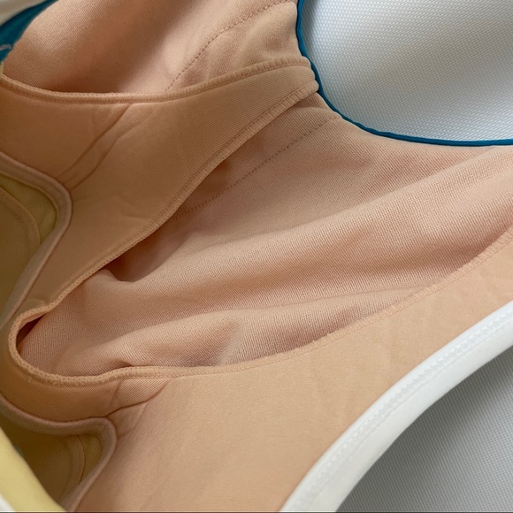 Athleta Truckee Tri Ready to Run Tankini Top White Paisley Women's Size S - Picture 6 of 9